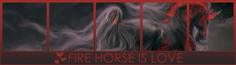 fire horse is love / линеички излав